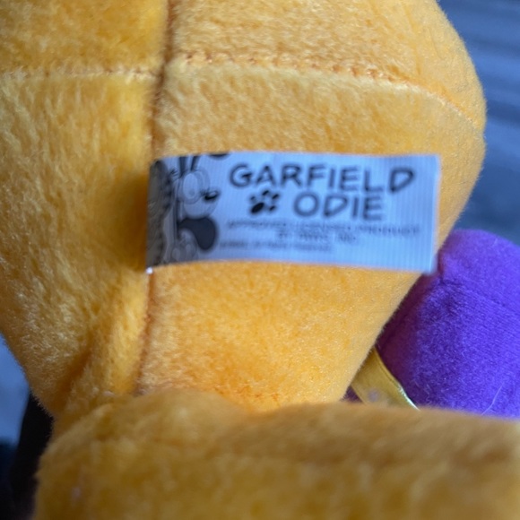Vintage, Large, Paws, Garfield, With Party Hat, Present, Plush, - Picture 4 of 4